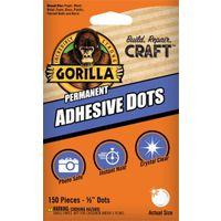 Gorilla 104905 Adhesive Dot, Solid, Neutral, Transparent