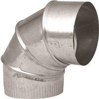 Imperial GV0281-C Adjustable Elbow, 3 in Connection, 28 Gauge, Galvanized Steel