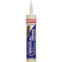 Loctite POLYSEAMSEAL 2137996 Adhesive Caulk, Almond, 5 to 7 days Curing, 40 to 100 deg F, 10 oz Cartridge