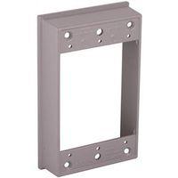 Hubbell 5406-0 Weatherproof Extension Ring, 1 in D, Horizontal, Vertical, Aluminum, Gray