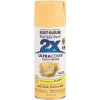 Rust-Oleum 249091 Spray Paint, Gloss, Warm Yellow, 12 oz, Can