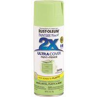 Rust-Oleum Painter's Touch 2X Ultra Cover 334070 Spray Paint, 12 oz Aerosol Can, 8 to 12 sq-ft Coverage Area, Oil Base