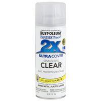 Rust-Oleum 249859 Spray Paint, Semi-Gloss, Clear, 12 oz, Can
