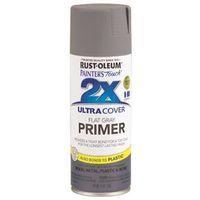 Rust-Oleum Painter's Touch 2X Ultra Cover 334017 General Purpose Primer, Gray, Flat, 12 oz