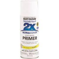Rust-Oleum Painter's Touch 2X Ultra Cover 249058 General Purpose Primer, White, Flat, 12 oz