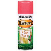 Rust-Oleum 342569 Specialty Paint, Flat/Matte, Fluorescent Pink, 11 oz, Aerosol Can