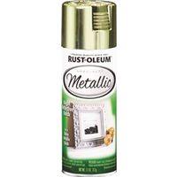 Rust-Oleum 1936830 Metallic Spray Paint, Metallic, Brass, 11 oz, Can