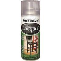 Rust-Oleum SPECIALTY 1906830 Lacquer Spray Paint, Gloss, Liquid, Clear, 11 oz, Aerosol Can