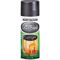 Rust-Oleum 301438 Chalkboard Spray Paint, Solvent-Like, Black, 11 oz, Aerosol Can
