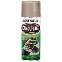 Rust-Oleum 1917830 Camouflage Spray Paint, Ultra Flat, Khaki, 12 oz, Can