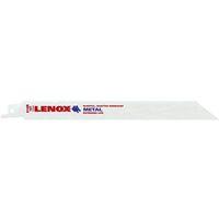 Lenox 20578818R Series Reciprocating Saw Blade, Applicable Materials: Metal, 3/4 in W, 8 in L, 18 TPI