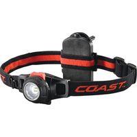 Coast 19284 Adjustable Headlamp, AAA Battery, LED Lamp, 305 Lumens, Bulls-Eye Spot Beam, 2 hr 15 min Run Time, Black
