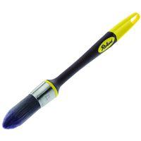 Hyde 13425 Trim Brush, Polyester Bristle, Soft-Grip Handle, 1 in W