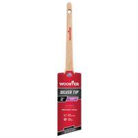 Wooster 5224-2 Paint Brush, Silver/White, Birch Hardwood Handle, 2 in W, 2-7/16 in L Bristle, Polyester Bristle
