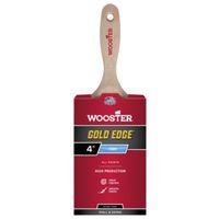 Wooster 5237-4 Paint Brush, 4 in W, 3-15/16 in L Bristle, Polyester Bristle, Wall Handle