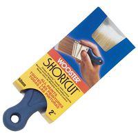 Wooster Q3211-2 Paint Brush, 2 in W, 2-3/16 in L Bristle, Synthetic Fabric Bristle, Sash Handle