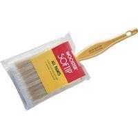 Wooster Q3108-1 Paint Brush, Pearl/White/Yellow, Plastic Handle, 1 in W, Flat Sash Brush, 2-3/16 in L Bristle