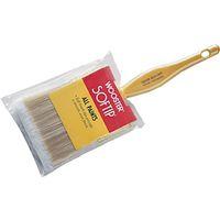Wooster Q3108-3 Paint Brush, 3 in W, 2-11/16 in L Bristle, Nylon/Polyester Bristle, Beaver Tail Handle