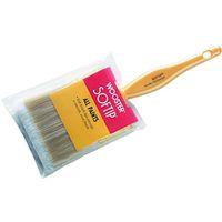 Wooster Q3108-2-1/2 Paint Brush, Pearl/White/Yellow, Plastic Handle, 2-1/2 in W, Flat Sash Brush, 2-7/16 in L Bristle