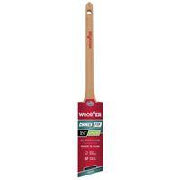 Wooster 4424-1 1/2 Paint Brush, White, Sealed Maple Wood Handle, 1-1/2 in W, Thin Angle Brush, 2-3/16 in L Bristle