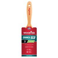Wooster 4413-3 Paint Brush, 3 in W, 3-3/16 in L Bristle, Synthetic Fabric Bristle, Varnish Handle