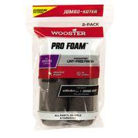 Wooster RR308-4 1/2 Roller Cover, 4-1/2 in L, Foam Cover, Charcoal