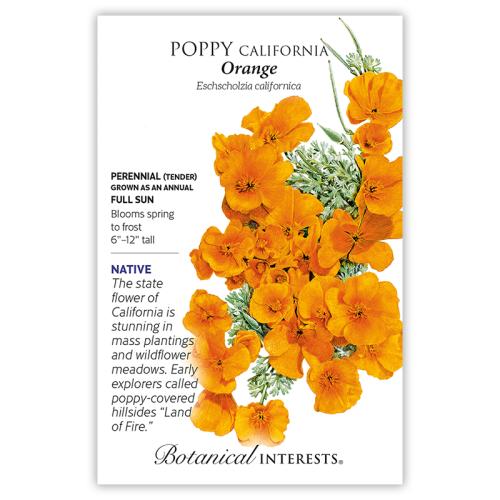 7200 Poppy California Orange - Seed
