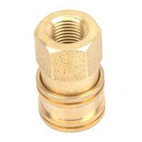 Forney 75127 Quick Coupler, 1/4 in Connection, FNPT, Brass