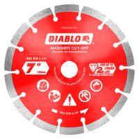 Diablo DMADS0700 Series Saw Blade, Cut-Off Disc Blade, 7 in Dia, Segmented Rim