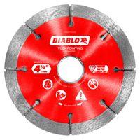 Diablo DMATP0450 Series Saw Blade, Tuck Point Blade, 4-1/2 in Dia, Segmented Rim