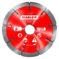 Diablo DMATP0500 Series Saw Blade, Tuck Point Blade, 5 in Dia, Segmented Rim