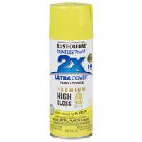 Rust-Oleum 331173 Spray Paint, High-Gloss, Citrus Fields, 12 oz, Can