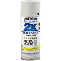 Rust-Oleum 331184 Spray Paint, Matte, Gray, 12 oz, Can