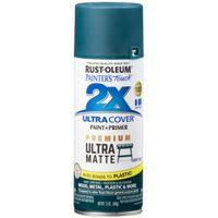 Rust-Oleum 331185 Spray Paint, Matte, Deep Teal, 12 oz, Can