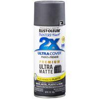Rust-Oleum 331187 Spray Paint, Matte, Slate, 12 oz, Can