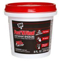 DAP 12140 Spackling Paste White, White, 1/2 pt Tub