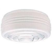 Westinghouse 8560800 Light Shade, 7-5/8 in Dia, Drum, Mushroom, Glass, White