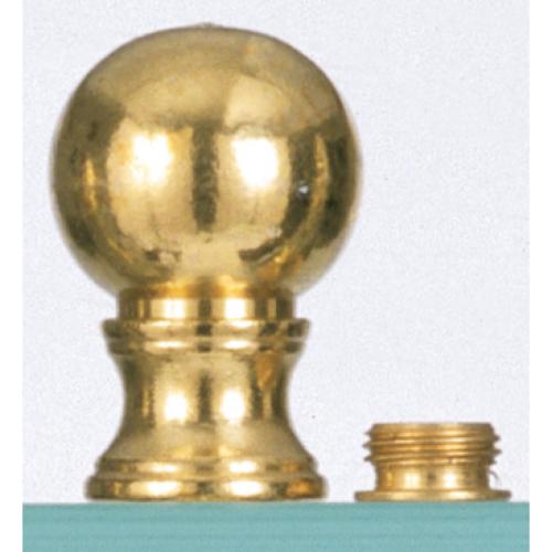 S70-132 1-3/8"H 1/8"IPS KNOBS BALL BRASS