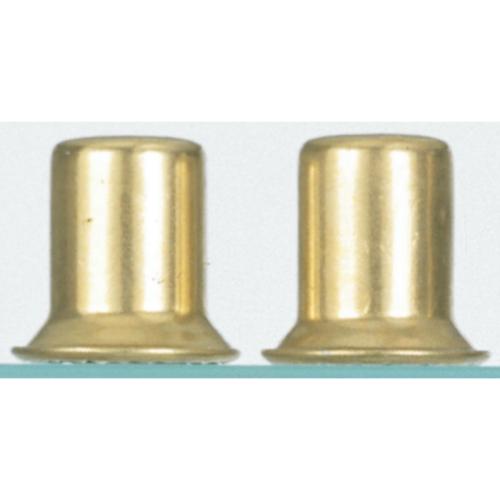 S70-136 2-1" 1/4"-27IPS FINIALS BRASS