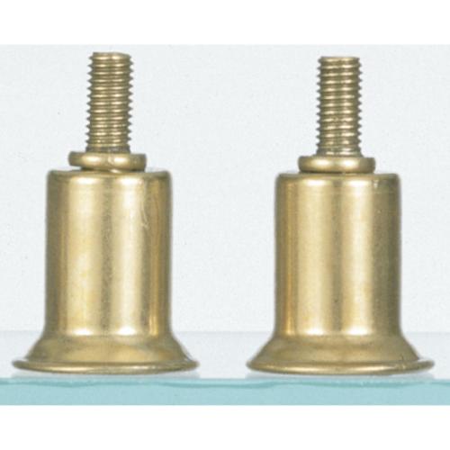 S70-142 2-1" SHADE RISERS BRASS FINISH