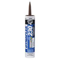 DAP 18418 Premium Sealant, Brown, 1 day Curing, 40 to 100 deg F, 10.1 oz Cartridge