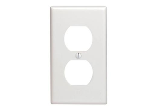 WALLPLAT 1G DPLX WH 10PK