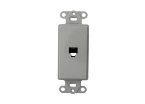 40649-0GY DECORA PHONE JACK GR
