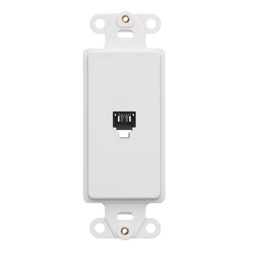 40649-W DECORA PHONE JACK WHITE
