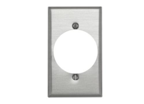 WALLPLATE RECEPT 1G ALUM