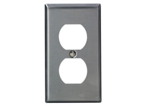 WALLPLATE 1G DUPLEX SS