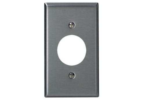 84004-040 SINGLE OUTLET PLATE SS