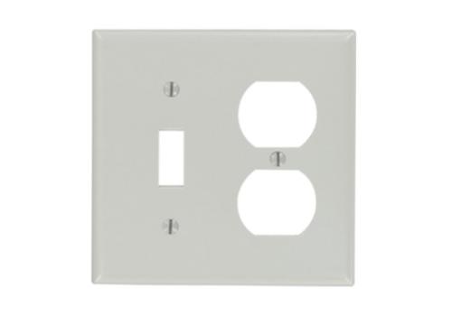 87005 2G SWITCH/RECE PLATE GRAY