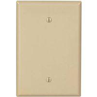 Eaton Cooper Wiring 2729V-BOX Wallplate, 3-1/2 in W, 1 -Gang, Thermoset, Ivory, Screw Mounting