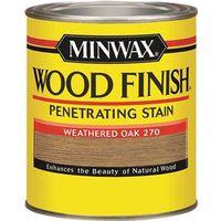 Minwax 700474444 Wood Stain, Weathered Oak, Liquid, 1 qt, Can